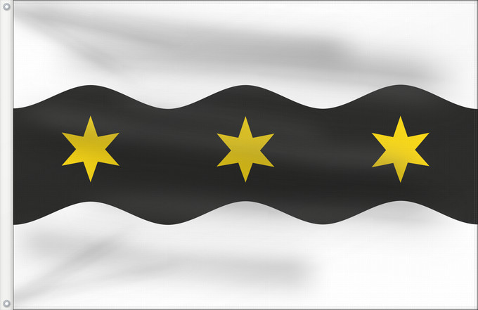 Flag, with two metal eyelets and reinforced hoist: Cerna Voda CZ	Erná Voda, okres Jeseník