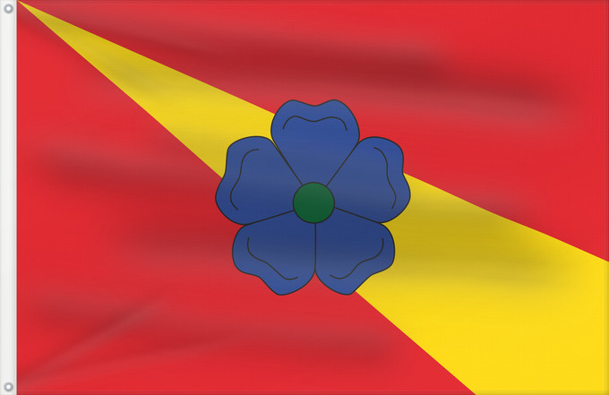 Flag, with two metal eyelets and reinforced hoist: Cervena Voda Coat of arms