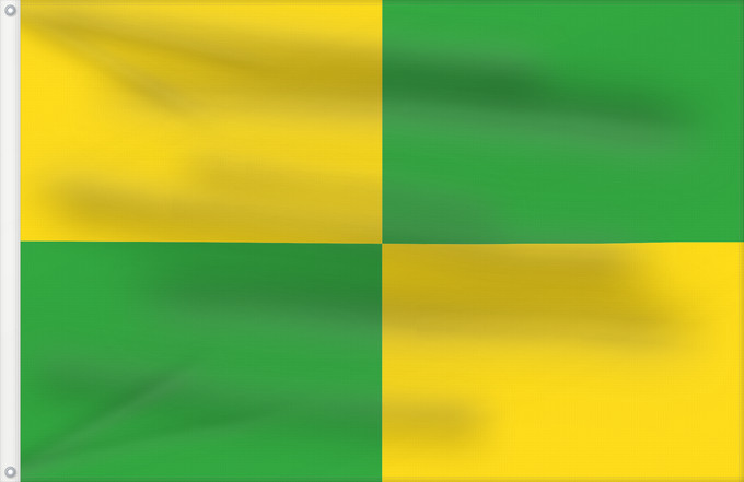 Flag, with two metal eyelets and reinforced hoist: Chleby Nymburk Chleby (Nymburk) Chleby village in Czechia, Nymburk district