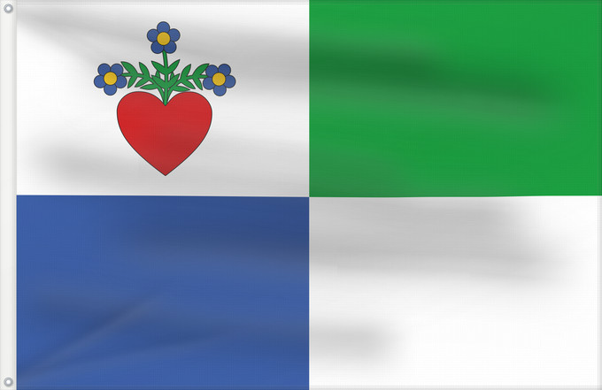 Flag, with two metal eyelets and reinforced hoist: Cotkytle CZ	Cotkytle	Coat of arms