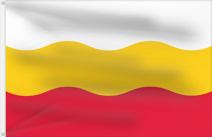 Bandera, con dos ojales metálicos y lado del asta reforzado: Decin Děčín CZ Děčín Děčína, město v České republice