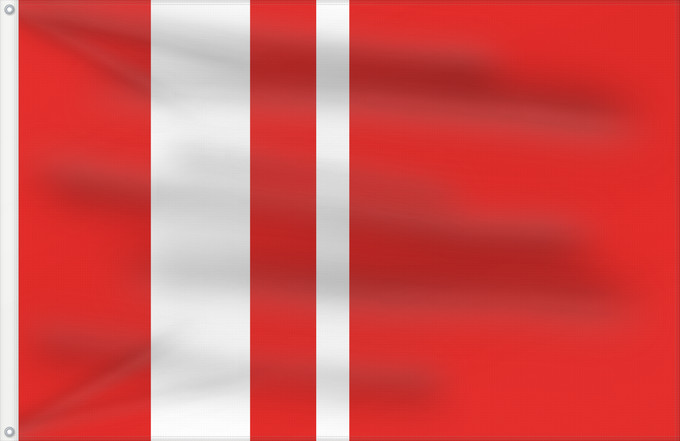 Flag, with two metal eyelets and reinforced hoist: Desna  Svitavy	Desná (Svitavy)	Desná  village in Czechia, Svitavy district