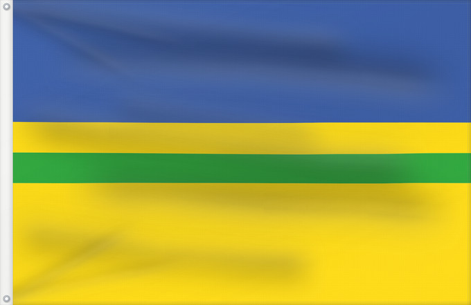 Bandera, con dos ojales metálicos y lado del asta reforzado: Destnice	Deštnice  village in Czechia