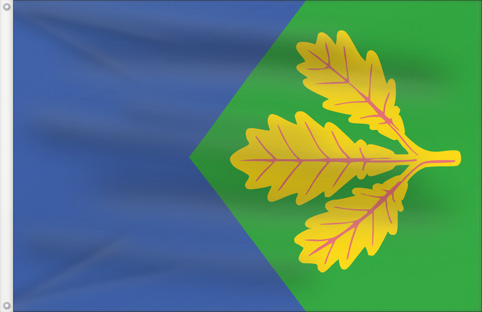 Flag, with two metal eyelets and reinforced hoist: Dubicne CZ