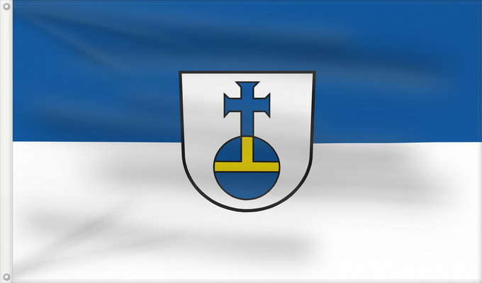 Drapeau, avec deux œillets métalliques et guindant renforcé : Aidlingen (Region Stuttgart)
