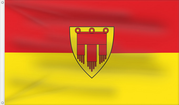 Drapeau, avec deux œillets métalliques et guindant renforcé : Böblingen (Region Stuttgart)