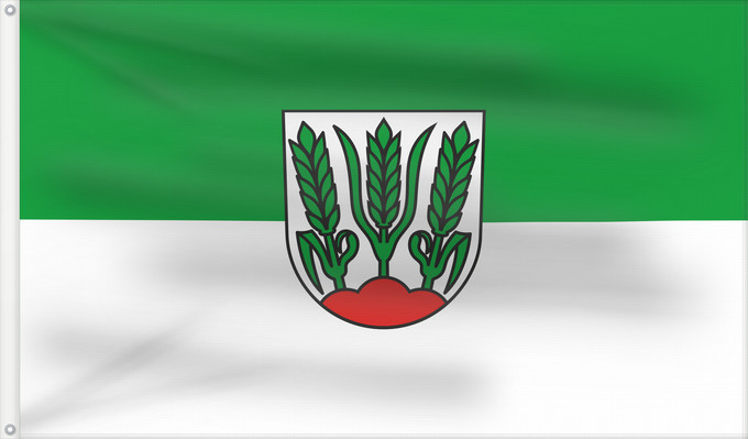 Bandera, con dos ojales metálicos y lado del asta reforzado: Bondorf (Region Stuttgart)