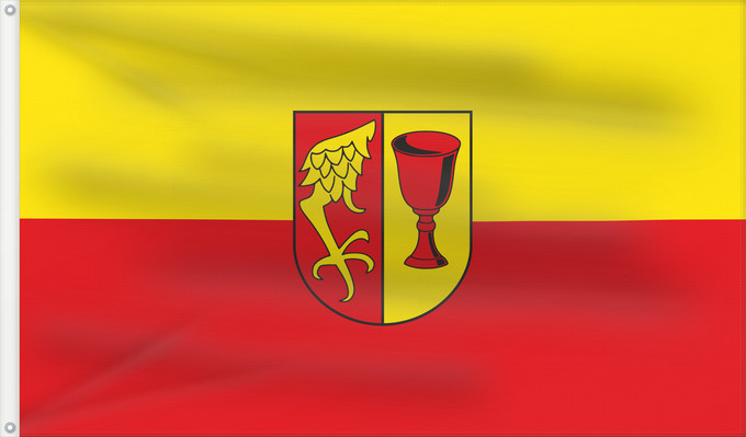 Drapeau, avec deux œillets métalliques et guindant renforcé : Gärtringen (Region Stuttgart)