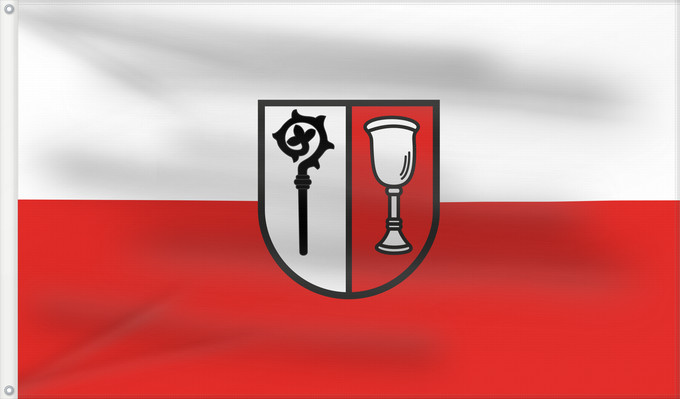 Bandera, con dos ojales metálicos y lado del asta reforzado: Gäufelden (Region Stuttgart)