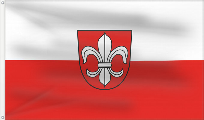 Bandera, con dos ojales metálicos y lado del asta reforzado: Holzgerlingen (Region Stuttgart)