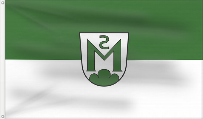 Flagge, mit zwei Metallösen und verstärktem Besatzband: Magstadt (Region Stuttgart)