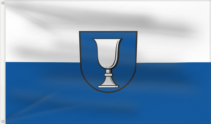 Bandera, con dos ojales metálicos y lado del asta reforzado: Mötzingen (Region Stuttgart)