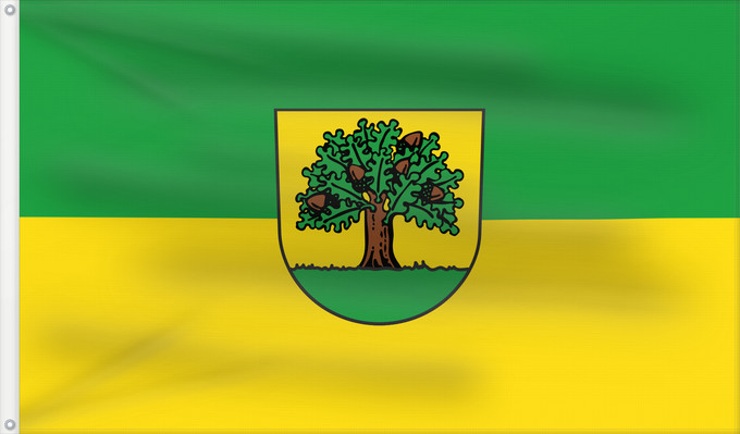 Bandera, con dos ojales metálicos y lado del asta reforzado: Schönaich (Region Stuttgart)