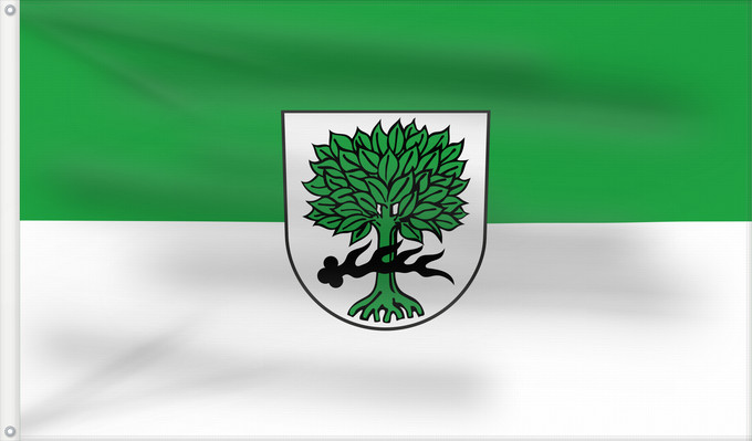 Bandera, con dos ojales metálicos y lado del asta reforzado: Waldenbuch (Region Stuttgart)
