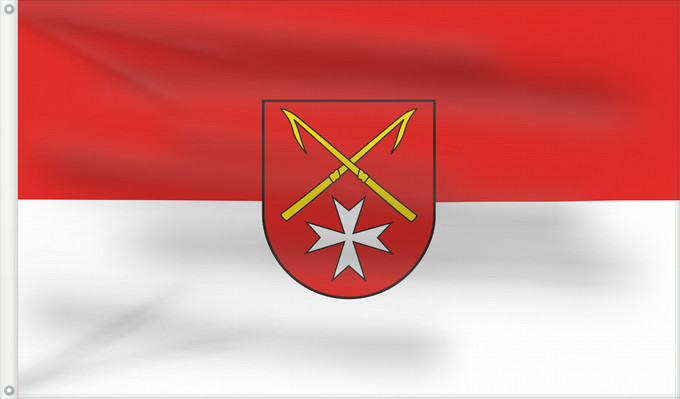Bandera, con dos ojales metálicos y lado del asta reforzado: Grafenau (Region Stuttgart)