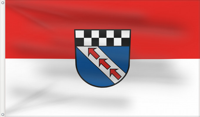 Drapeau, avec deux œillets métalliques et guindant renforcé : Bempflingen (Region Stuttgart)
