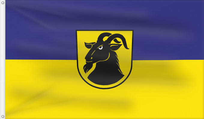 Flag, with two metal eyelets and reinforced hoist: Beuren (Region Stuttgart)