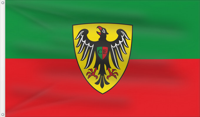 Drapeau, avec deux œillets métalliques et guindant renforcé : Esslingen am Neckar (Region Stuttgart)