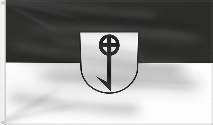 Bandera, con dos ojales metálicos y lado del asta reforzado: Frickenhausen (Region Stuttgart)
