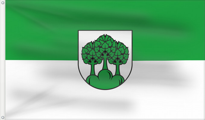 Bandera, con dos ojales metálicos y lado del asta reforzado: Hochdorf (Region Stuttgart)
