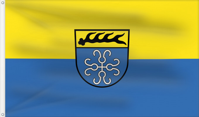 Flag, with two metal eyelets and reinforced hoist: Kirchheim unter Teck (Region Stuttgart)