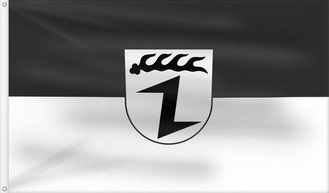 Bandera, con dos ojales metálicos y lado del asta reforzado: Oberboihingen (Region Stuttgart)