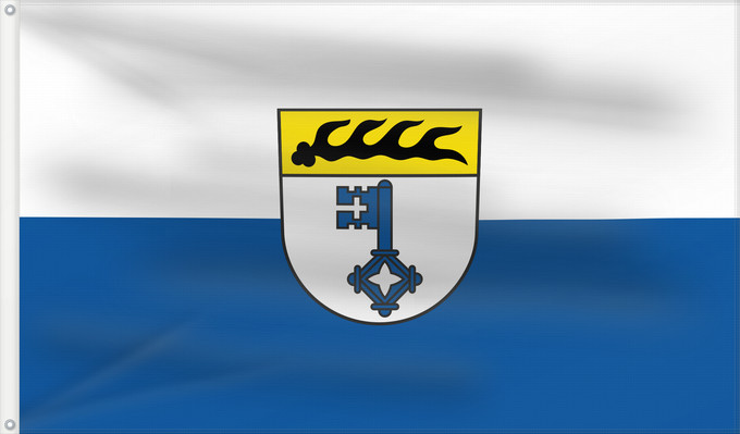 Bandera, con dos ojales metálicos y lado del asta reforzado: Weilheim an der Teck (Region Stuttgart)