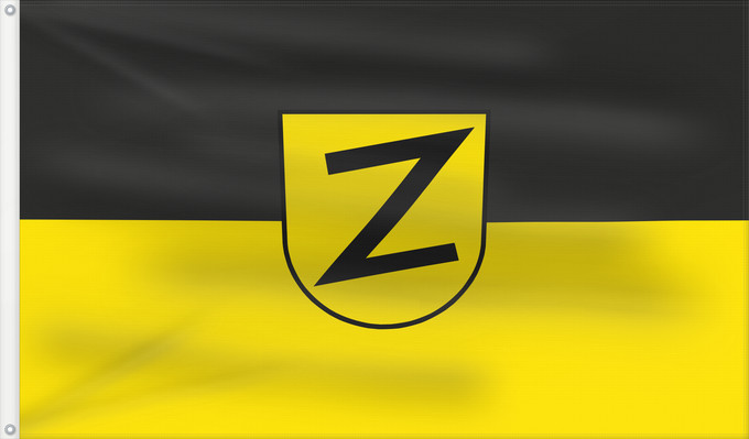 Flagge, mit zwei Metallösen und verstärktem Besatzband: Wolfschlugen (Region Stuttgart)