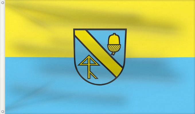 Drapeau, avec deux œillets métalliques et guindant renforcé : Aichwald (Region Stuttgart)