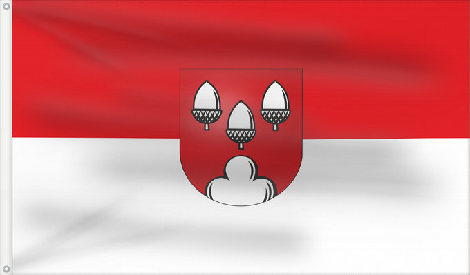 Bandera, con dos ojales metálicos y lado del asta reforzado: Aichelberg (Region Stuttgart)