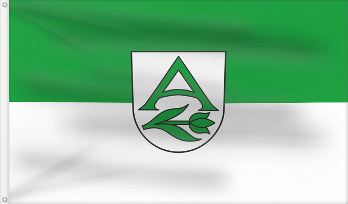 Bandera, con dos ojales metálicos y lado del asta reforzado: Albershausen (Region Stuttgart)