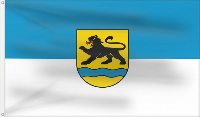 Flagge, mit zwei Metallösen und verstärktem Besatzband: Birenbach (Region Stuttgart)