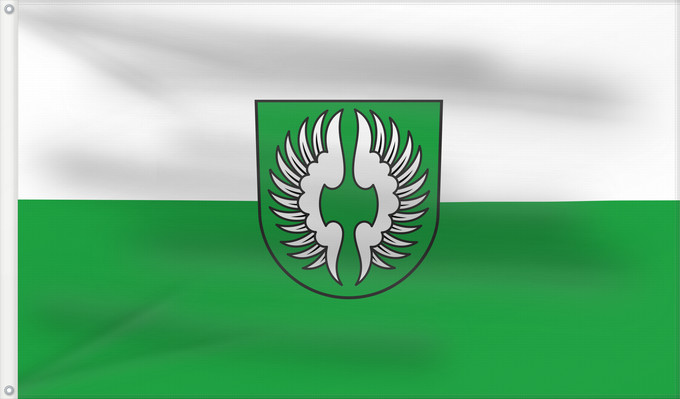 Bandera, con dos ojales metálicos y lado del asta reforzado: Börtlingen (Region Stuttgart)