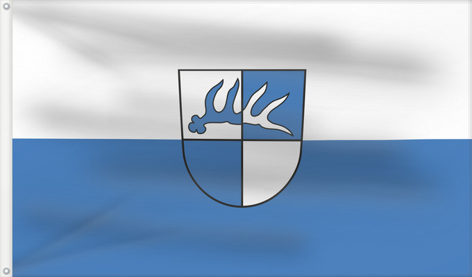 Drapeau, avec deux œillets métalliques et guindant renforcé : Eislingen/Fils (Region Stuttgart)