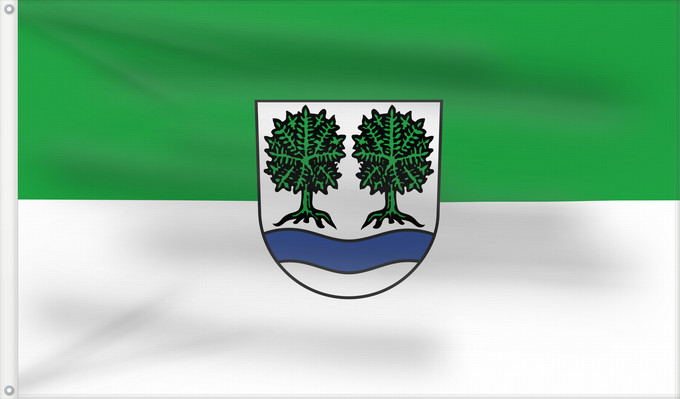 Bandera, con dos ojales metálicos y lado del asta reforzado: Eschenbach (Region Stuttgart)