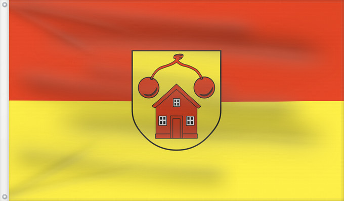 Drapeau, avec deux œillets métalliques et guindant renforcé : Gammelshausen (Region Stuttgart)