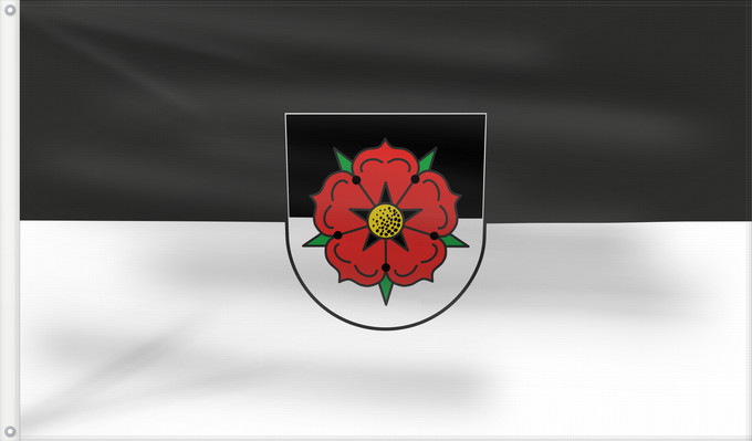 Bandera, con dos ojales metálicos y lado del asta reforzado: Geislingen an der Steige (Region Stuttgart)