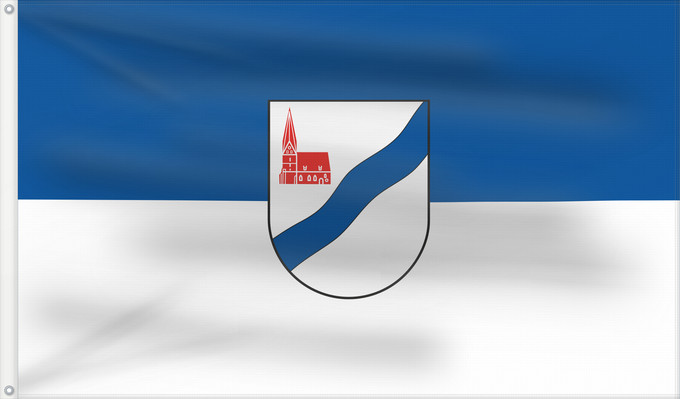 Bandera, con dos ojales metálicos y lado del asta reforzado: Gingen an der Fils (Region Stuttgart)