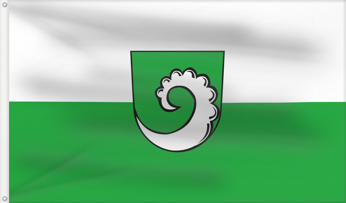 Drapeau, avec deux œillets métalliques et guindant renforcé : Gruibingen (Region Stuttgart)