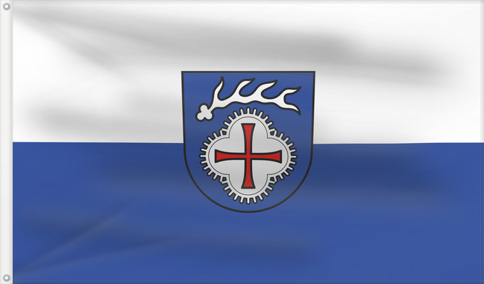 Bandera, con dos ojales metálicos y lado del asta reforzado: Heiningen (Region Stuttgart)