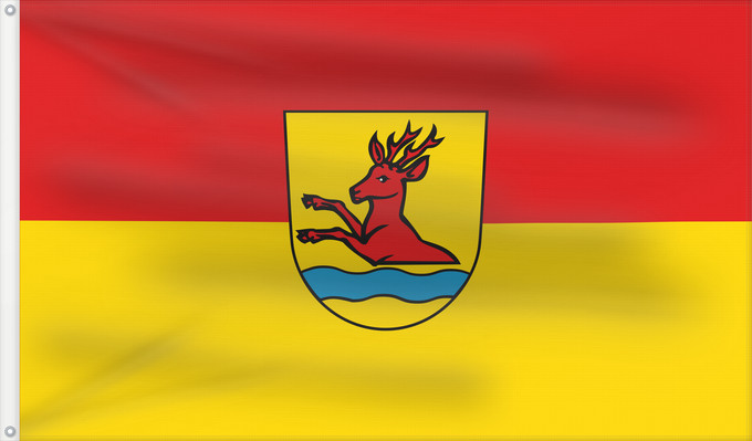 Bandera, con dos ojales metálicos y lado del asta reforzado: Ottenbach (Region Stuttgart)