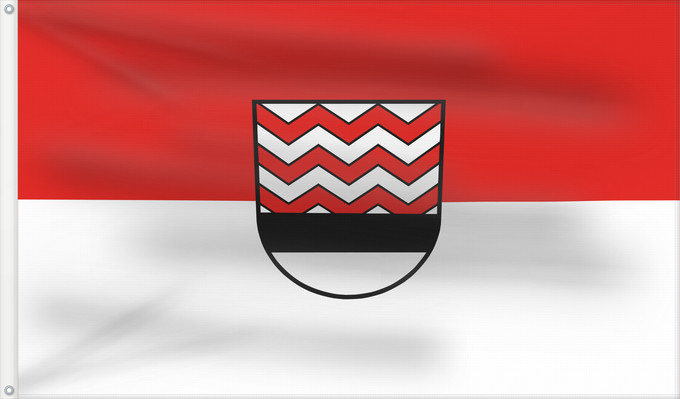 Drapeau, avec deux œillets métalliques et guindant renforcé : Süßen (Region Stuttgart)