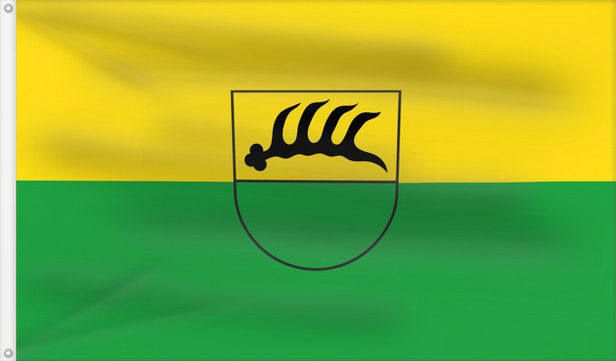 Bandera, con dos ojales metálicos y lado del asta reforzado: Wangen (Region Stuttgart)