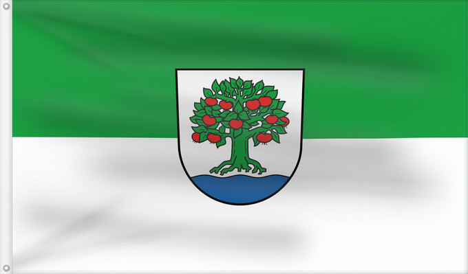 Bandera, con dos ojales metálicos y lado del asta reforzado: Affalterbach (Region Stuttgart)