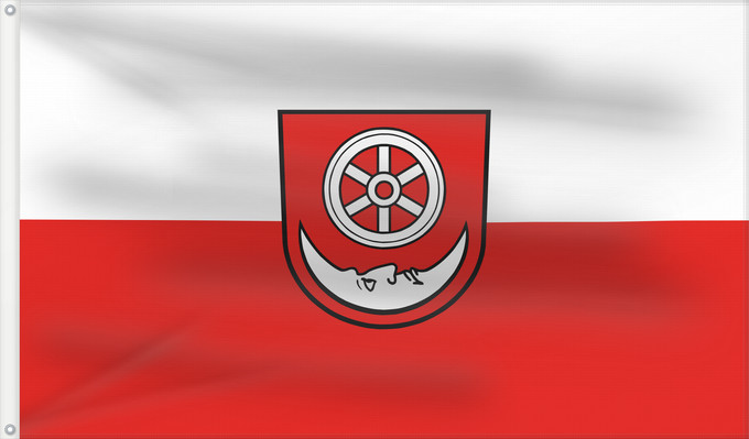 Drapeau, avec deux œillets métalliques et guindant renforcé : Bönnigheim (Region Stuttgart)