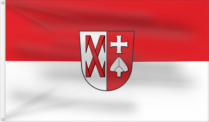 Drapeau, avec deux œillets métalliques et guindant renforcé : Ditzingen (Region Stuttgart)