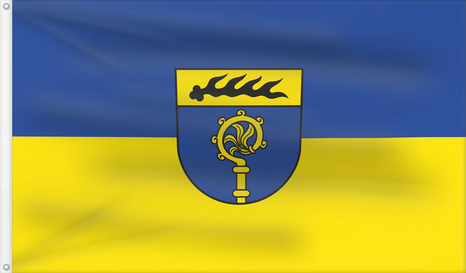 Bandera, con dos ojales metálicos y lado del asta reforzado: Erdmannhausen (Region Stuttgart)
