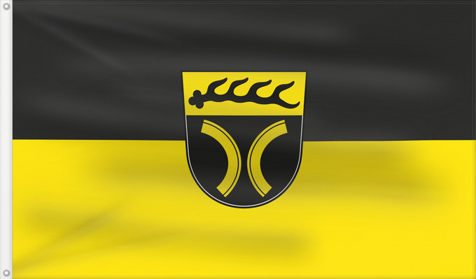 Drapeau, avec deux œillets métalliques et guindant renforcé : Gerlingen (Region Stuttgart)