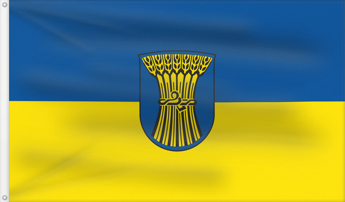 Bandera, con dos ojales metálicos y lado del asta reforzado: Kornwestheim (Region Stuttgart)