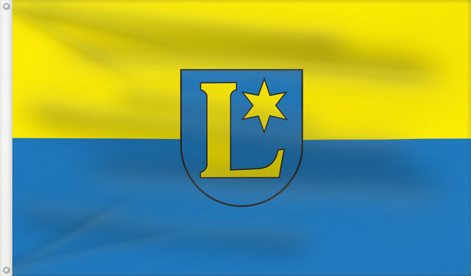 Flag, with two metal eyelets and reinforced hoist: Löchgau (Region Stuttgart)